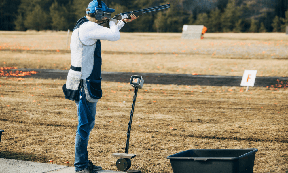 Clay Pigeon Shooting Stance