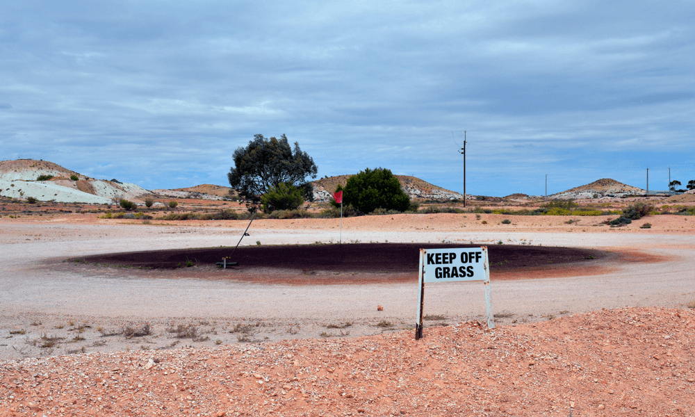 Unique Golf Course - Coober Pedy