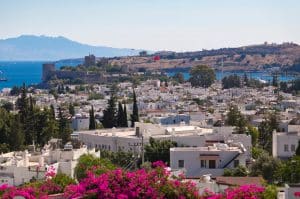 Panoramic view of Bodrum, Turkey