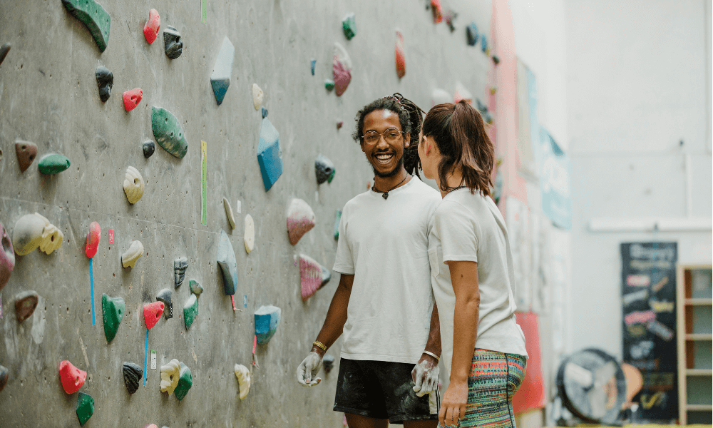 Indoor Bouldering With Friends