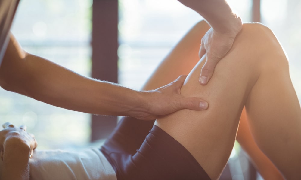 Woman Getting Sports Massage