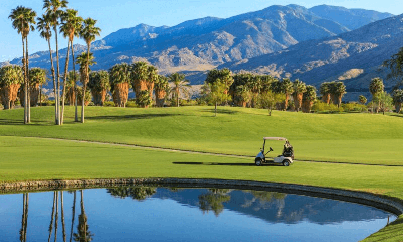 Golf Insurance Claims - Trolley In Pond