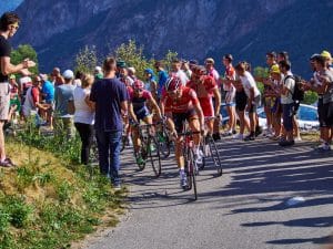 Spectators at Tour de France