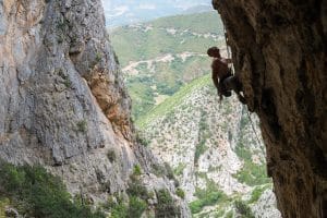 Male climber