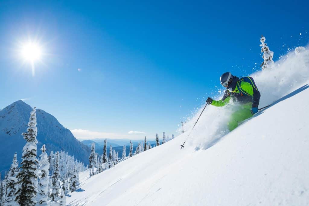 Heliskiing in British Colombia