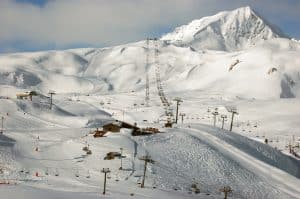 View of Paradiski ski resort