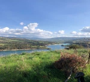 View of the lake