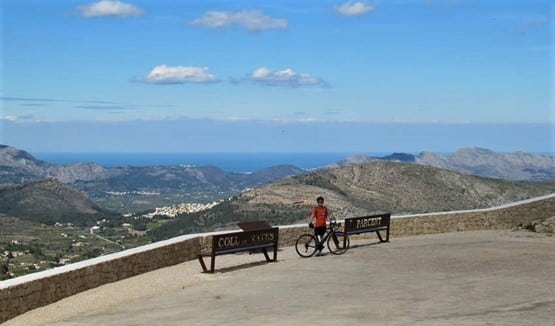 Cycling in Calpe, Spain