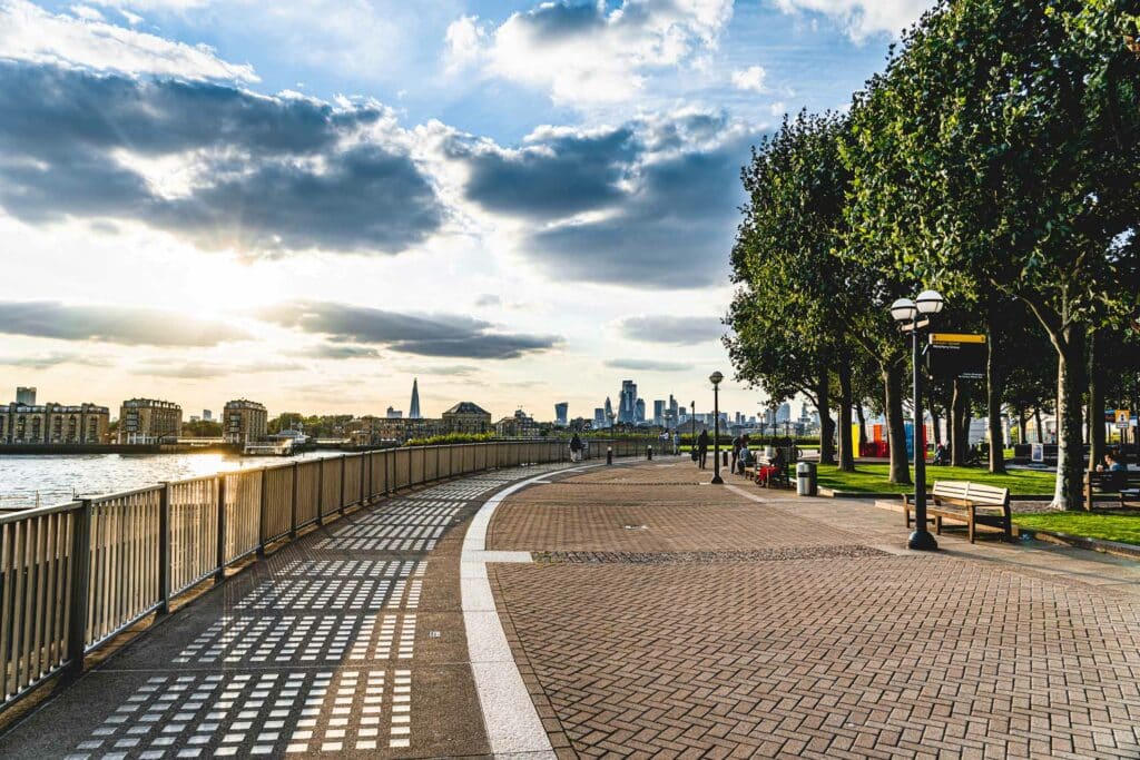 London cycle path