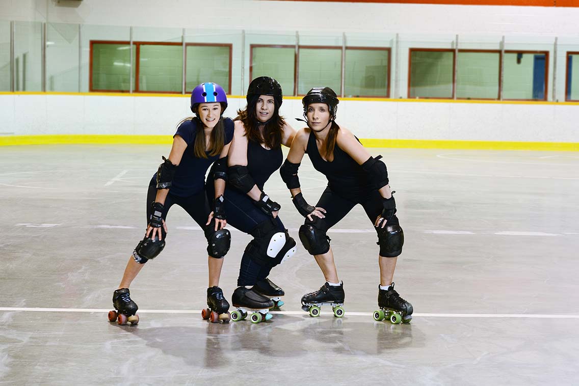 Ladies roller derby team