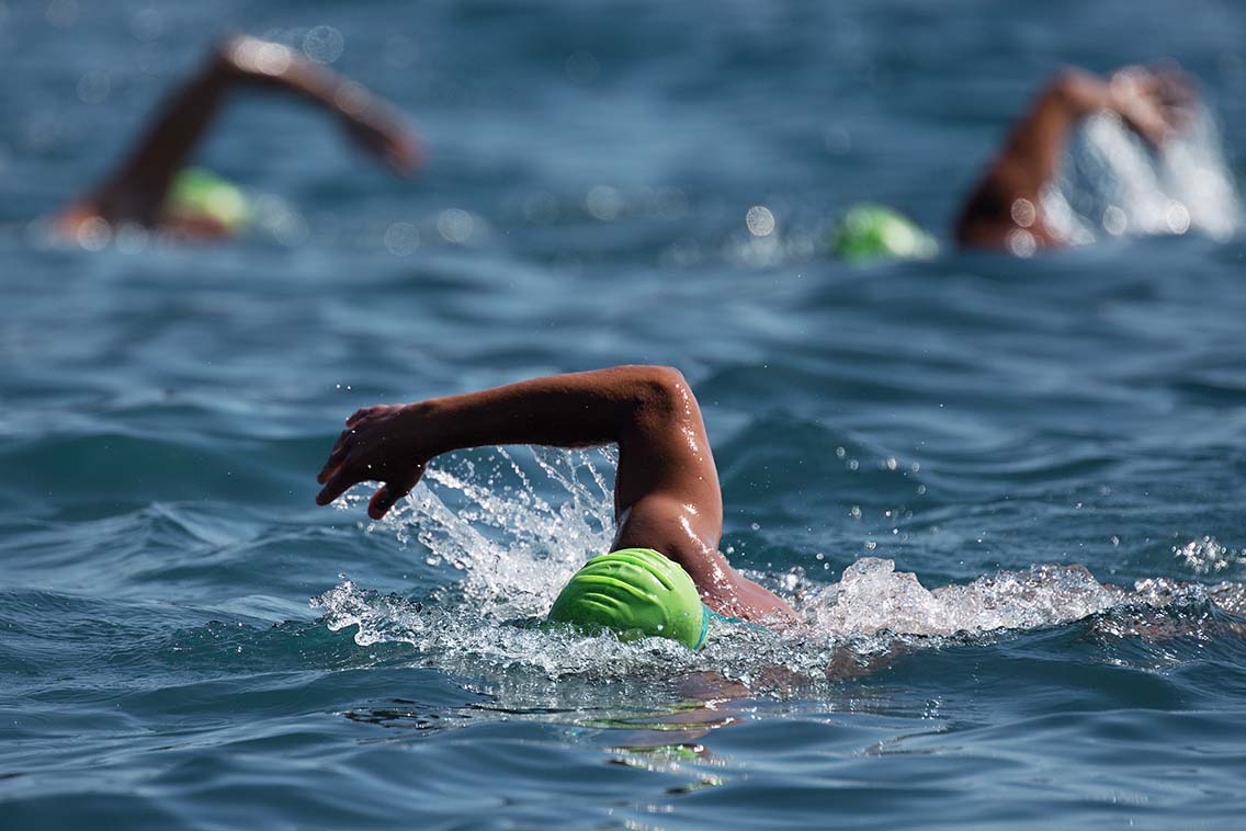 Open water swimming event