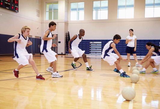 Dodgeball team game