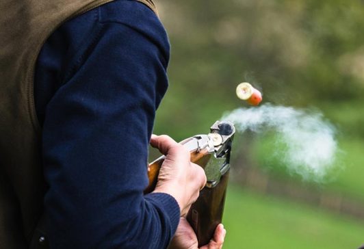 Shooting-BottomSection Shotgun ejecting a shell