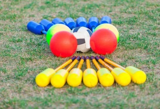 Quidditch balls and equipment