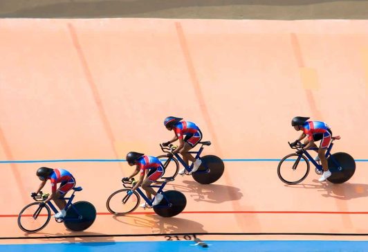 Velodrome racers